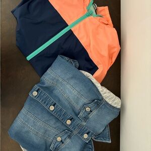 Two jackets girls 10/12. Lands end cat and jack